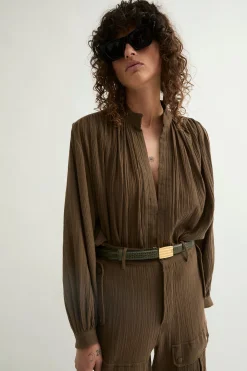 Clearance BLOUSE GATE Chemises Et Tops