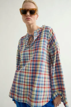 Best BLOUSE KNOT Chemises Et Tops